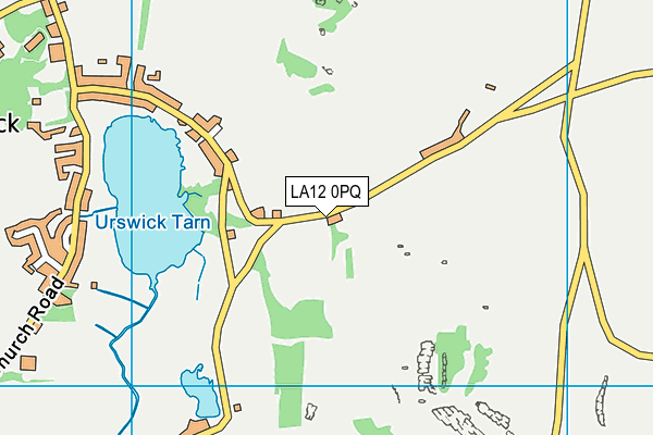 LA12 0PQ map - OS VectorMap District (Ordnance Survey)