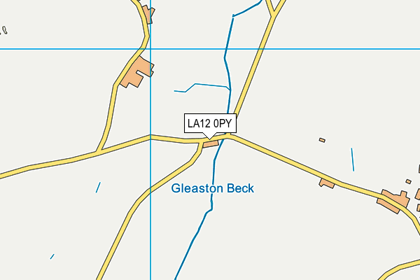 LA12 0PY map - OS VectorMap District (Ordnance Survey)