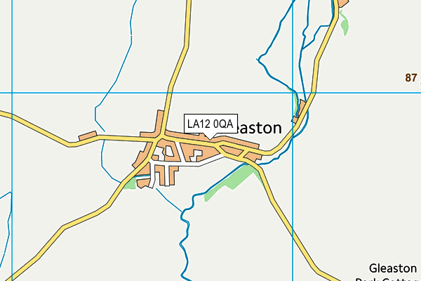 LA12 0QA map - OS VectorMap District (Ordnance Survey)