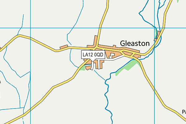 LA12 0QD map - OS VectorMap District (Ordnance Survey)