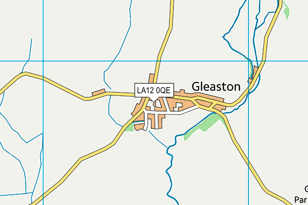 LA12 0QE map - OS VectorMap District (Ordnance Survey)