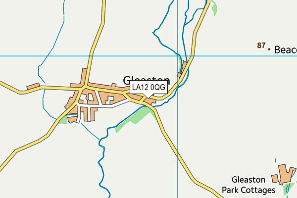 LA12 0QG map - OS VectorMap District (Ordnance Survey)