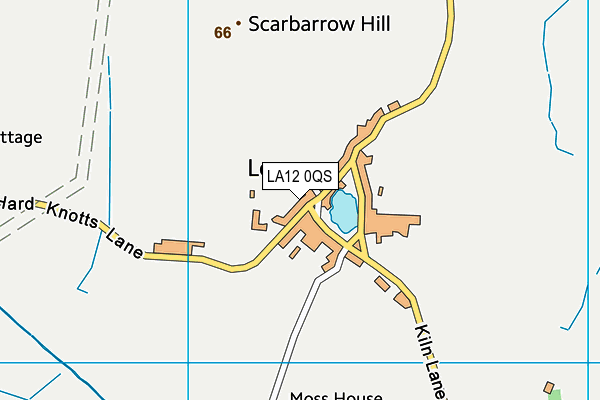 LA12 0QS map - OS VectorMap District (Ordnance Survey)