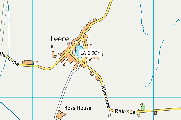 LA12 0QY map - OS VectorMap District (Ordnance Survey)