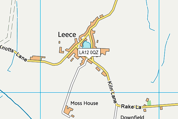 LA12 0QZ map - OS VectorMap District (Ordnance Survey)