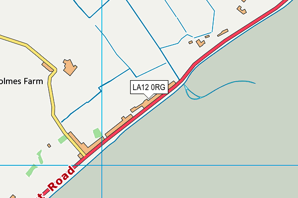 LA12 0RG map - OS VectorMap District (Ordnance Survey)