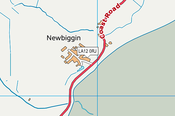 LA12 0RJ map - OS VectorMap District (Ordnance Survey)