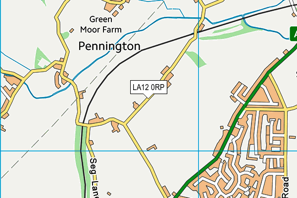 LA12 0RP map - OS VectorMap District (Ordnance Survey)