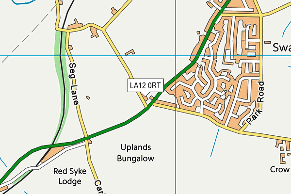 LA12 0RT map - OS VectorMap District (Ordnance Survey)