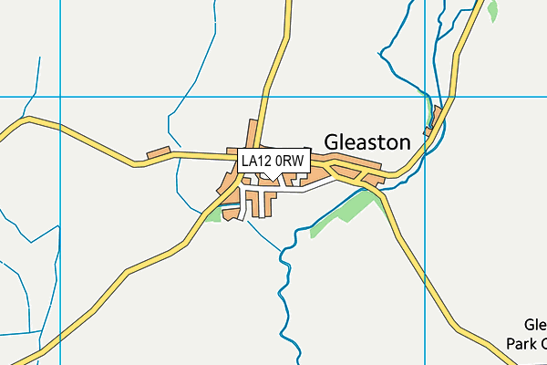 LA12 0RW map - OS VectorMap District (Ordnance Survey)