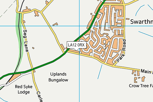 LA12 0RX map - OS VectorMap District (Ordnance Survey)