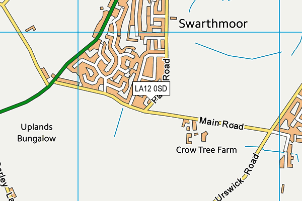 LA12 0SD map - OS VectorMap District (Ordnance Survey)