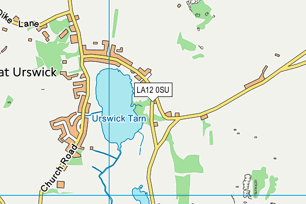 LA12 0SU map - OS VectorMap District (Ordnance Survey)