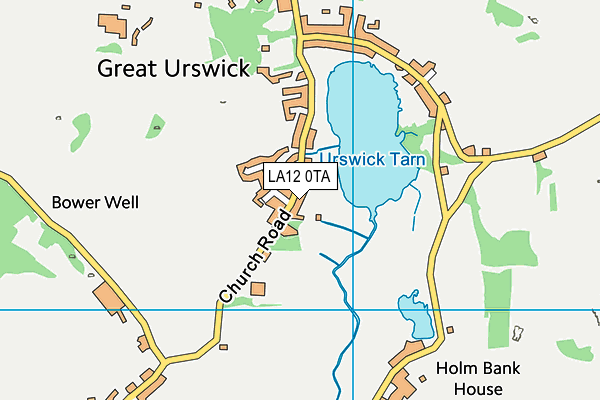 Low Furness CofE Primary School map (LA12 0TA) - OS VectorMap District (Ordnance Survey)