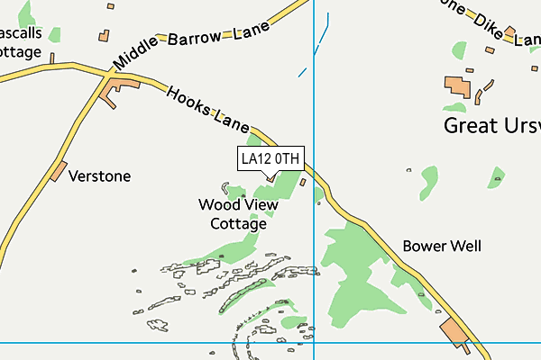 LA12 0TH map - OS VectorMap District (Ordnance Survey)