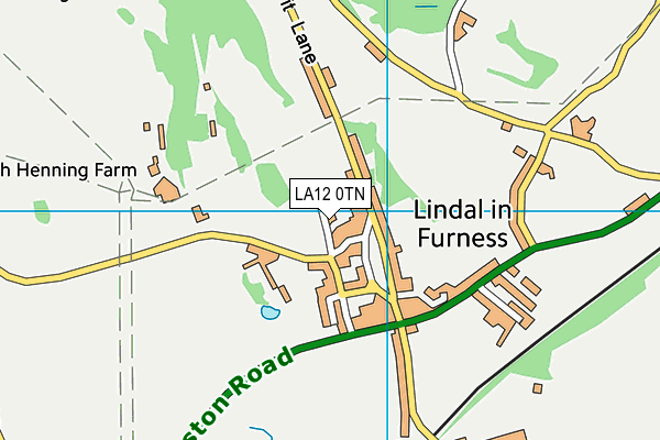 LA12 0TN map - OS VectorMap District (Ordnance Survey)