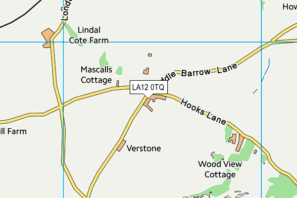 LA12 0TQ map - OS VectorMap District (Ordnance Survey)