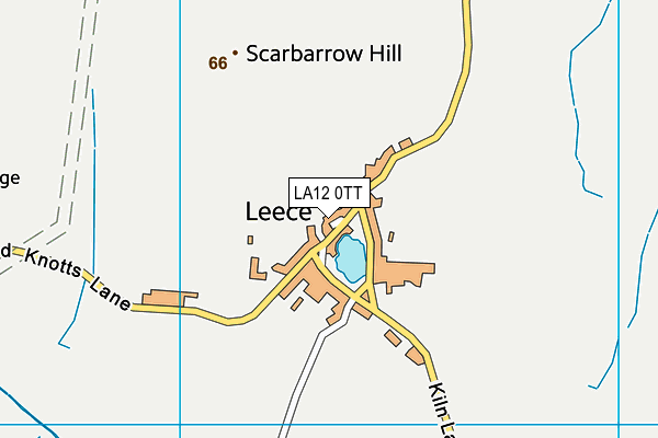 LA12 0TT map - OS VectorMap District (Ordnance Survey)