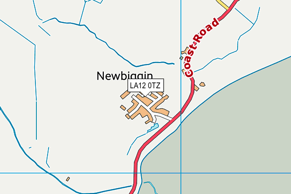 LA12 0TZ map - OS VectorMap District (Ordnance Survey)