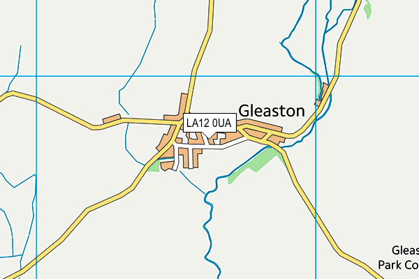 LA12 0UA map - OS VectorMap District (Ordnance Survey)