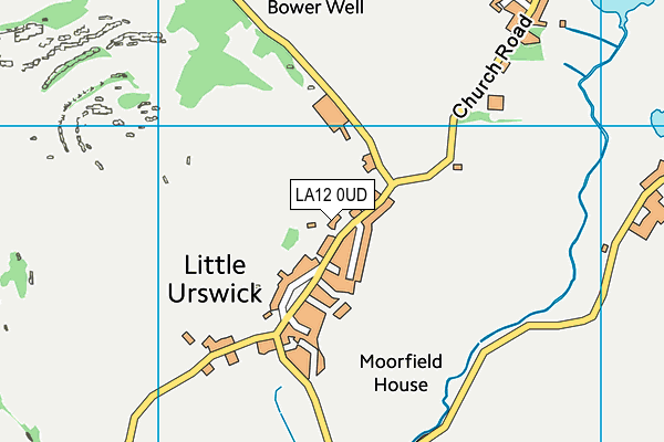 LA12 0UD map - OS VectorMap District (Ordnance Survey)