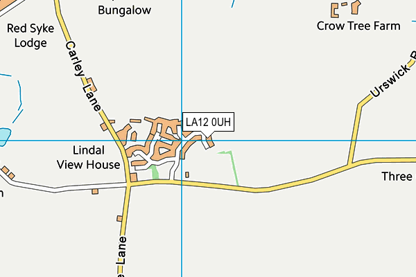 LA12 0UH map - OS VectorMap District (Ordnance Survey)