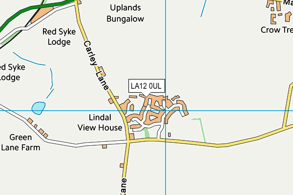 LA12 0UL map - OS VectorMap District (Ordnance Survey)