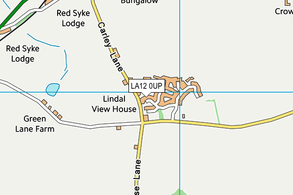LA12 0UP map - OS VectorMap District (Ordnance Survey)