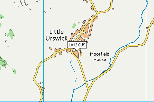 LA12 0US map - OS VectorMap District (Ordnance Survey)