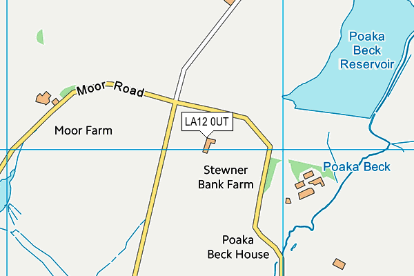 LA12 0UT map - OS VectorMap District (Ordnance Survey)