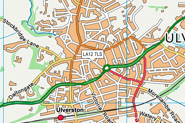 Map of BRAMBLES (ULVERSTON) LIMITED at district scale