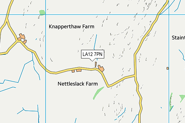 LA12 7PN map - OS VectorMap District (Ordnance Survey)