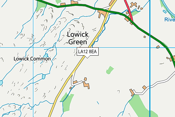 LA12 8EA map - OS VectorMap District (Ordnance Survey)