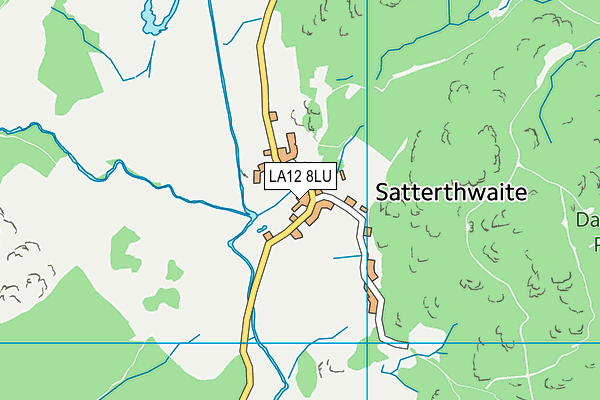 LA12 8LU map - OS VectorMap District (Ordnance Survey)