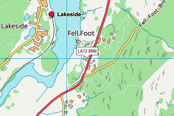 LA12 8NN map - OS VectorMap District (Ordnance Survey)