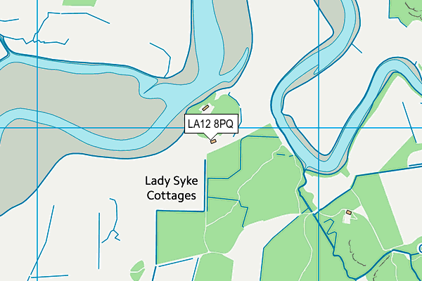 LA12 8PQ map - OS VectorMap District (Ordnance Survey)