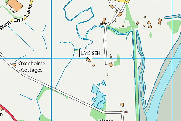 LA12 9EH map - OS VectorMap District (Ordnance Survey)
