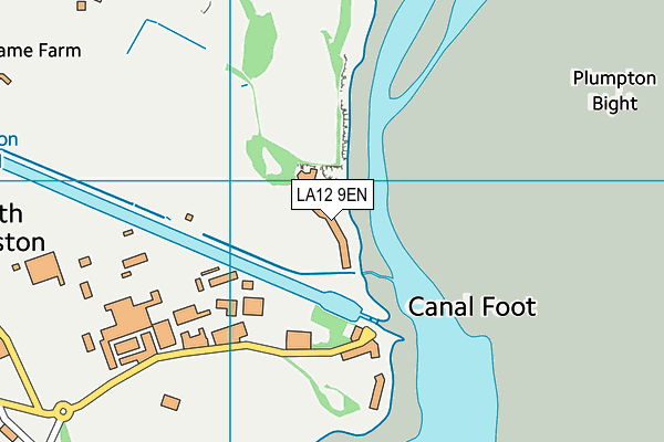 LA12 9EN map - OS VectorMap District (Ordnance Survey)