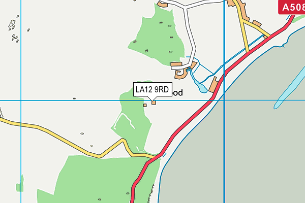 LA12 9RD map - OS VectorMap District (Ordnance Survey)