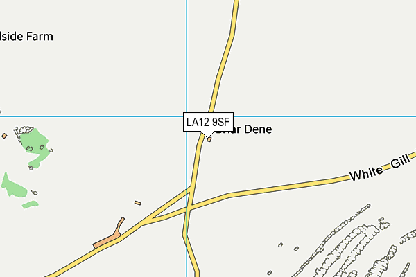 LA12 9SF map - OS VectorMap District (Ordnance Survey)