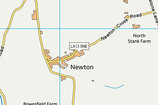 LA13 0NE map - OS VectorMap District (Ordnance Survey)