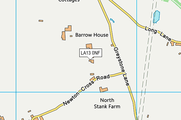 LA13 0NF map - OS VectorMap District (Ordnance Survey)
