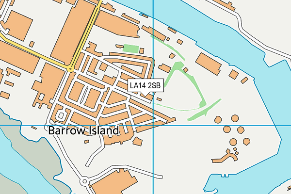 Cavendish Park map (LA14 2SB) - OS VectorMap District (Ordnance Survey)