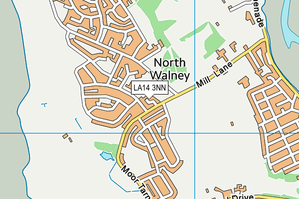 LA14 3NN map - OS VectorMap District (Ordnance Survey)