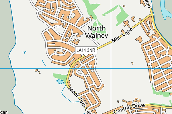 LA14 3NR map - OS VectorMap District (Ordnance Survey)