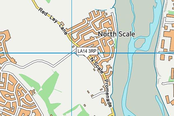 LA14 3RP map - OS VectorMap District (Ordnance Survey)