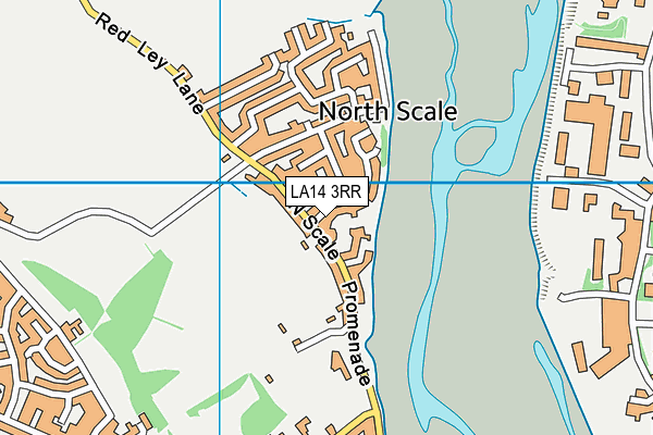 LA14 3RR map - OS VectorMap District (Ordnance Survey)