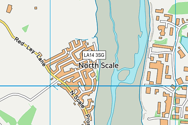 LA14 3SG map - OS VectorMap District (Ordnance Survey)