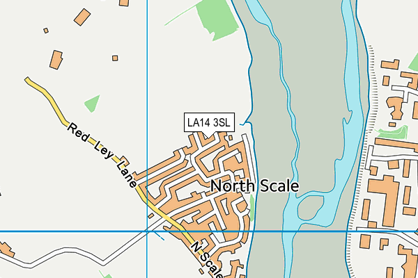 LA14 3SL map - OS VectorMap District (Ordnance Survey)