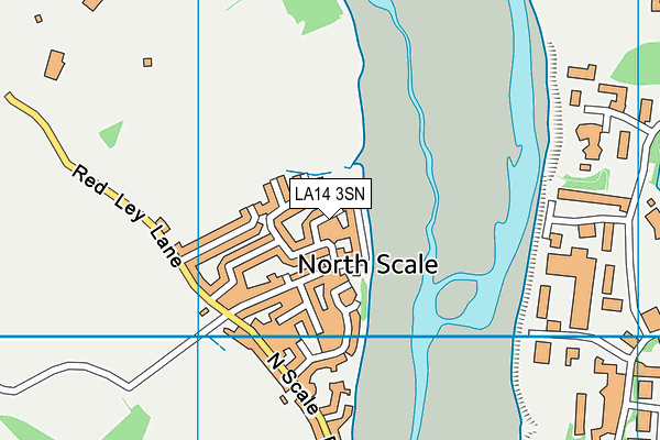 LA14 3SN map - OS VectorMap District (Ordnance Survey)